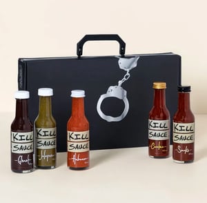 Lock and Key Hot Sauce Gift Set